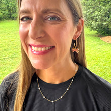 Load image into Gallery viewer, 2027 Pearl &amp; Chain Necklace, add to earrings for Unit Queen of Sales