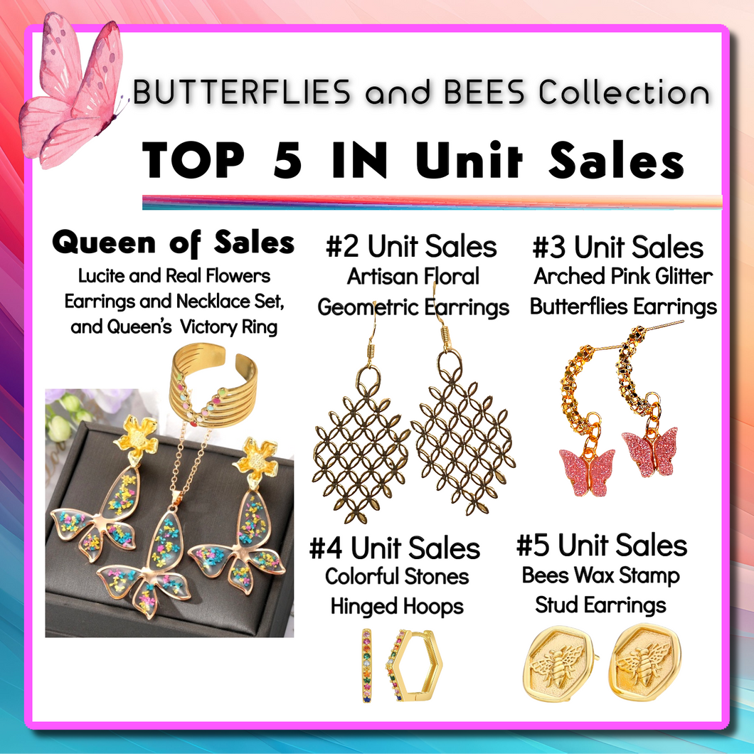 BUTTERFLIES AND BEES PACK, Top 5 Sales