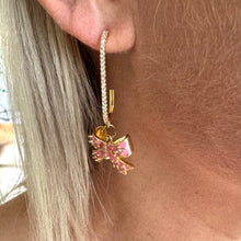 Load image into Gallery viewer, 2027 Pink Bow Glam Earrings, Queen of Unit Sales