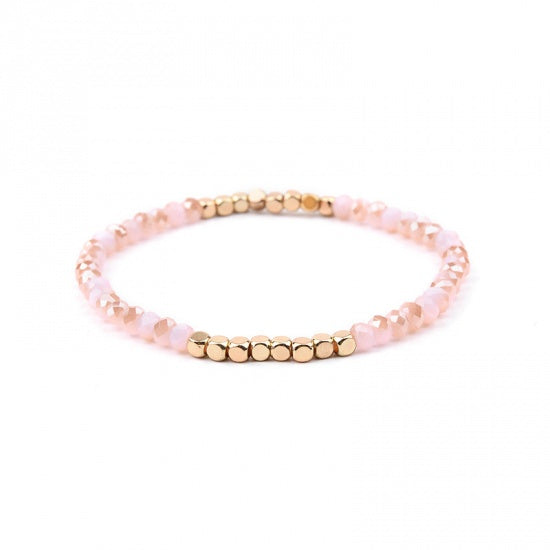 Pink Sparkle Stretch Bracelet