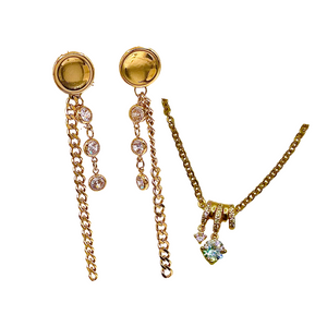 2026 Adrienne Earrings and Necklace Set, Unit QUEEN of sales