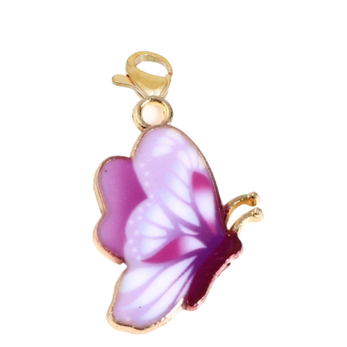 Butterfly Purple Charm (April for Sparks of Wisdom bracelet)