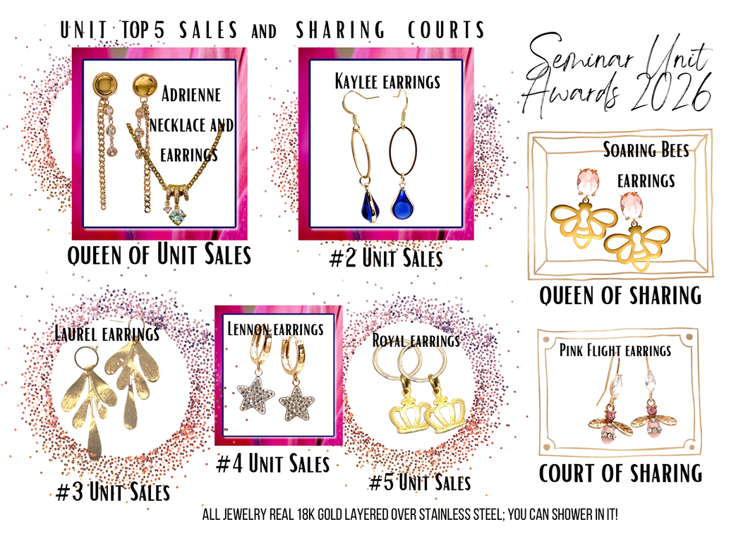 2026 A Special Pack, “Top 5 Sales and Sharing Queen & Court” (8 pieces for $85.95)