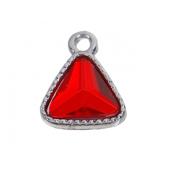 Birthstone Charm, July ruby