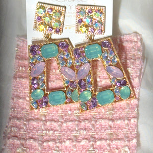 Corrin Earrings, pastel