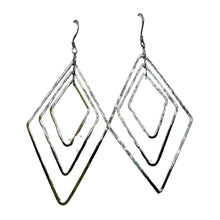 Load image into Gallery viewer, Geometric Silver Earrings
