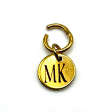 Load image into Gallery viewer, Success Necklace “MK Engraved Round” Charm (February)