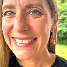 Load image into Gallery viewer, 2027 Pink Bow Glam Earrings, Queen of Unit Sales