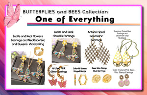 BUTTERFLIES AND BEES PACK, One of Everything, both Sales and Sharing Courts