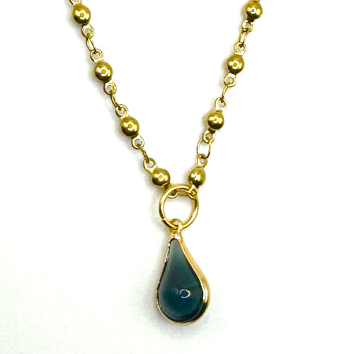 Smoky Quartz Drop necklace