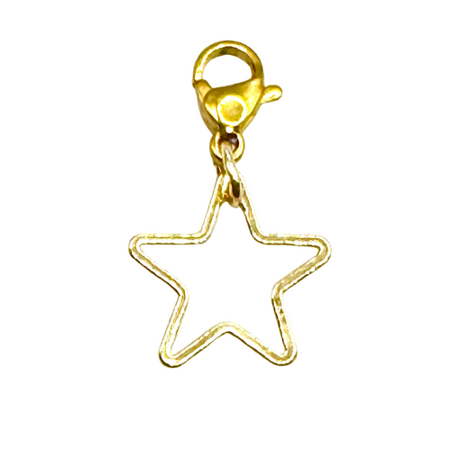 A Girl’s Best Friends “Star Outline” (single charm with claw hook for Bracelets)