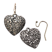 Load image into Gallery viewer, Birthday Earrings 2026, Scroll Heart Earrings