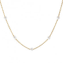 Load image into Gallery viewer, 2027 Pearl &amp; Chain Necklace, add to earrings for Unit Queen of Sales