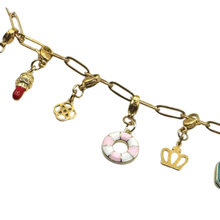 Load image into Gallery viewer, Success Necklace DISPLAY SET with CLAW HOOKS, Necklace and 11 charms