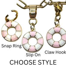 Load image into Gallery viewer, Success Necklace “Life Preserver” Charm  (November)