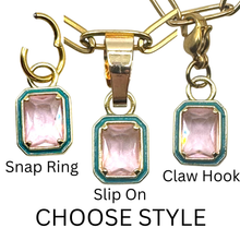 Load image into Gallery viewer, Success Necklace “Clear Vision” Charm (January)
