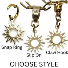 Load image into Gallery viewer, Success Necklace “Sun Rays” Charm (May)