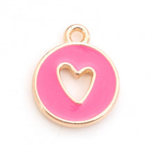 Load image into Gallery viewer, Heart Cutout Charm, (July) Fairytale keychain collection