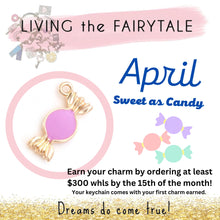 Load image into Gallery viewer, Candy Charm, (Apr) Fairytale keychain collection