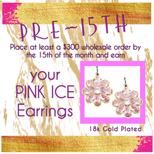 Load image into Gallery viewer, Pink Ice Earrings