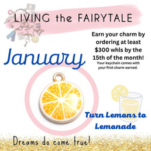 Load image into Gallery viewer, Lemon Charm, (Jan) Fairytale keychain collection