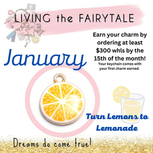 Lemon Charm, (Jan) Fairytale keychain collection