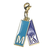 Load image into Gallery viewer, MK Initials Charm, (Oct) Fairytale keychain collection