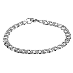 Bracelet, Curb Link Stainless Steel