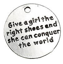 Give a Girl the Right Shoes Charm