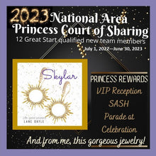 Load image into Gallery viewer, Princess Court of Sharing, Skylar Earrings