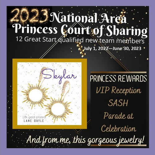 Princess Court of Sharing, Skylar Earrings