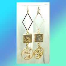 Load image into Gallery viewer, GOLD FOIL Collection: Camila Earrings (designed Fall 2022)