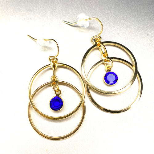 Ariel Signature Earrings, true blue