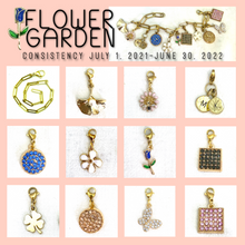 Load image into Gallery viewer, FLOWER GARDEN complete, Bracelet and 11 Charms