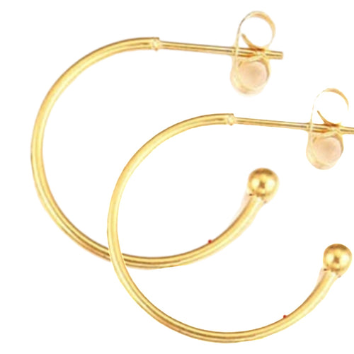 C Hoops, gold