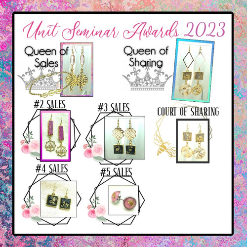 GOLD FOIL Collection Pack: “Top 5 in Sales and Sharing Queen” (designed Fall 2022)