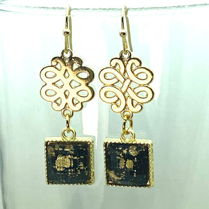 GOLD FOIL Collection: Betsy Earrings (designed Fall 2022)