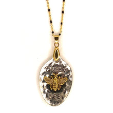 Load image into Gallery viewer, Queen Bee Spoon Necklace
