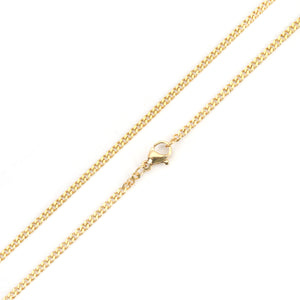 Beth Necklace, Thick Link, 17 3/4”